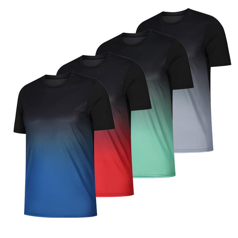 Men's Summer Ice Silk Quick-Dry Mesh T-Shirt – Breathable, Lightweight, Outdoor Sportswear