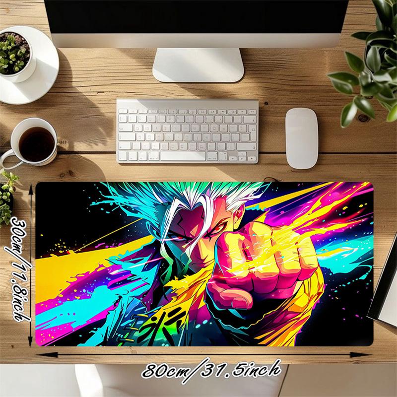 Superhero Xl Gaming Mouse Pad Nonslip Rubber Base Stitched Edge Waterproof Desk Mat For Pc Laptop Gamer Office Computer Accessories