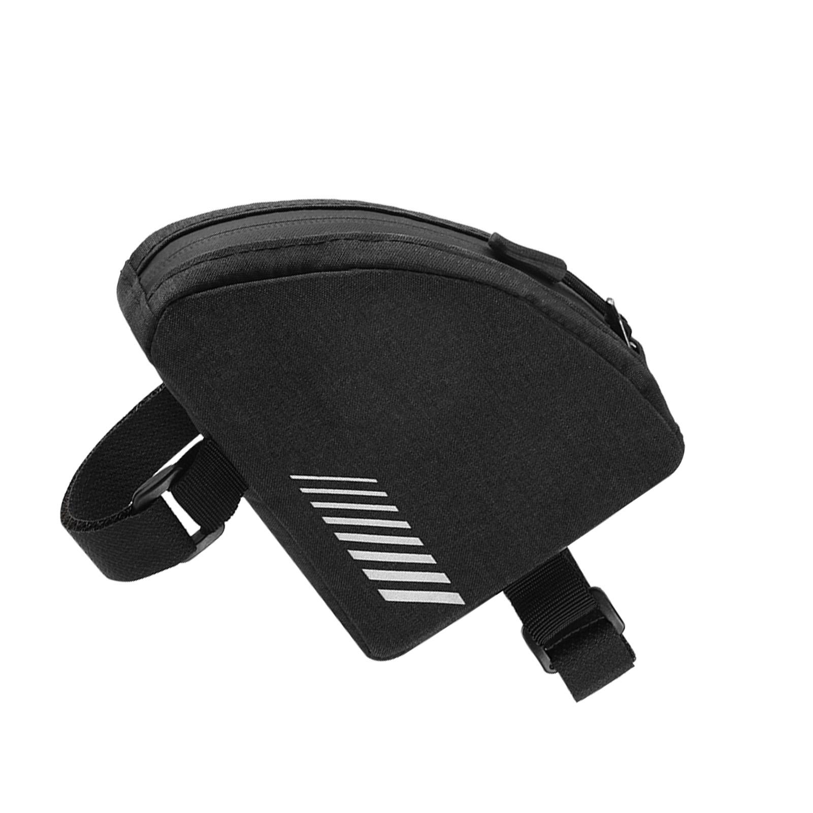 

Велосумка на верхнюю трубу Треугольная сумка для хранения Компактная Светоотражающая Водонепроницаемая Конструкция для Шоссейного Горного Велосипеда Коммьютинга