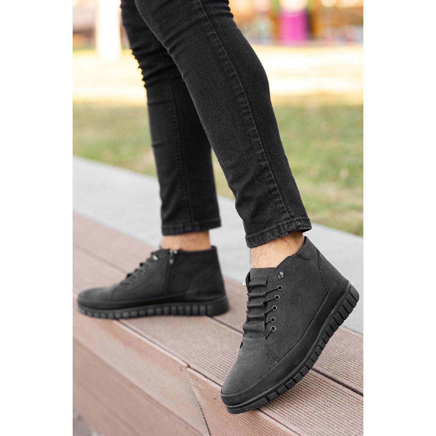 

Водо- и морозостойкие черные мужские повседневные ботинки Спортивные ботинки 40