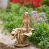 Garden Nymph Ornament Fantasy Winged Fairy Figurine Cute Design Sculpture