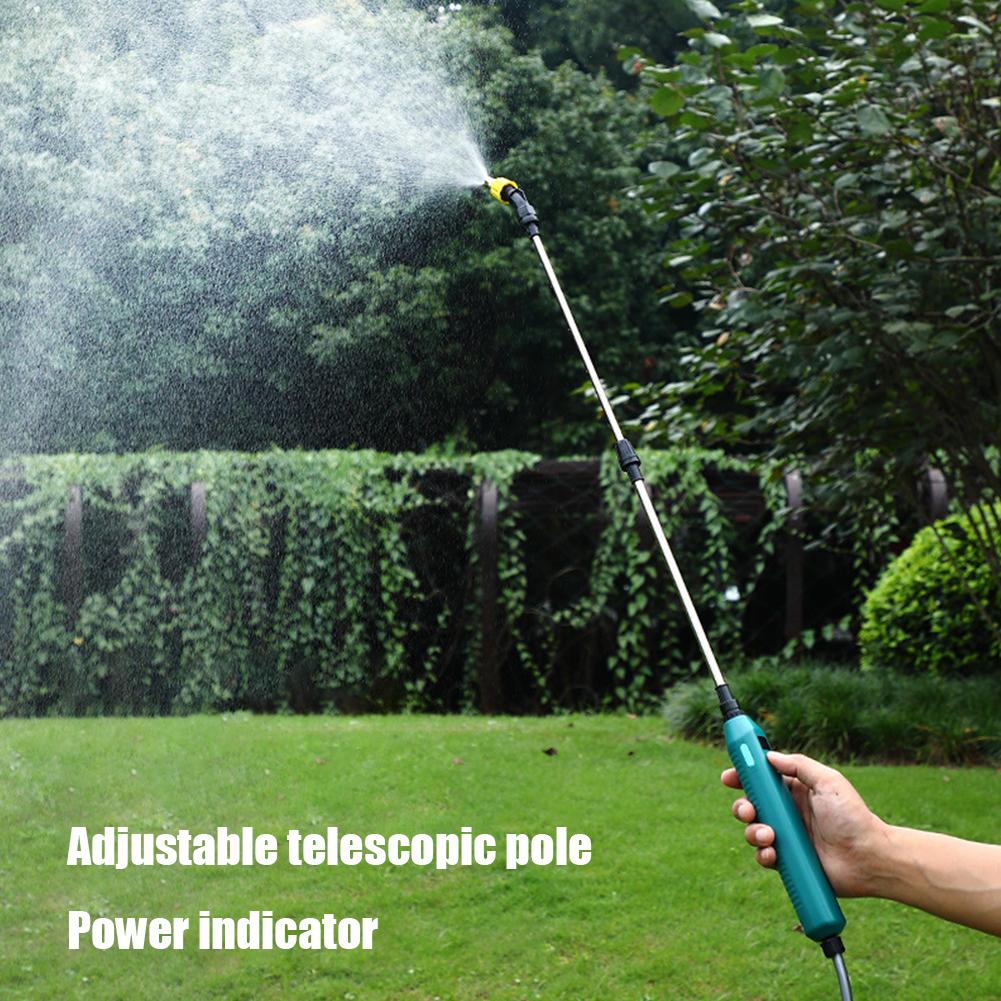 5 L Lawn Water Sprayer with 2 Mist Nozzles USB Rechargeable Lawn Electric Sprayer Electric Garden Sprayer for Gardening Cleaning