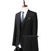 Dreiteiliger Anzug im koreanischen Stil für Herren, Slim Fit - Business-, Freizeit-, Hochzeits- oder Arbeitskleidung für Trauzeugen.