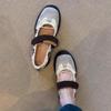 Sheepskin version~ retro style Velcro Mary Jane shoes women's new versatile casual ballet sports sandals