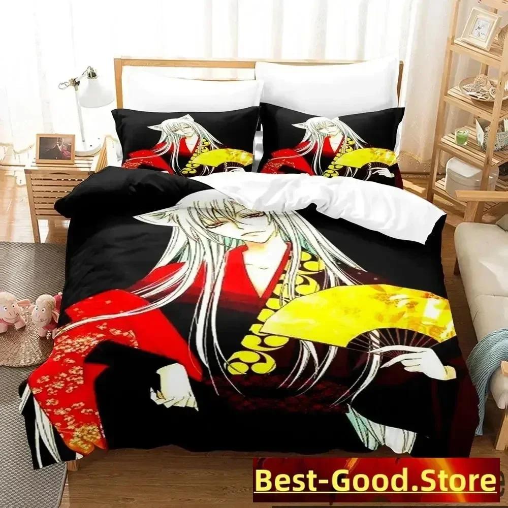 3D Print Kamisama Kiss Tomoe Anime Bedding Set Duvet Cover Sheet Printed Pillowcase Bed Full Queen King Size Comforter Bedroom
