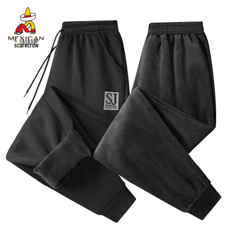 MEXICAN Men's Winter Fleece Casual Jogger Pants