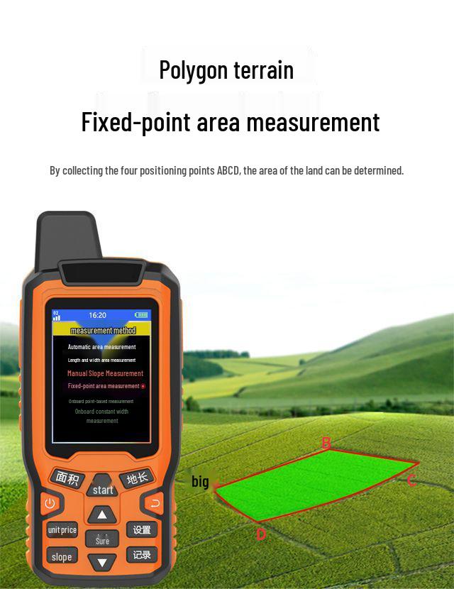 Zhuolin ZL-198 Precision GPS Land Area Meter & Acreage Counter