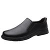 Mode Klassische Marke Herren Leder Freizeitschuhe Massage Herren Slipper Schuhe Winter Samt Herren Business Baumwollschuhe Bequem Täglich