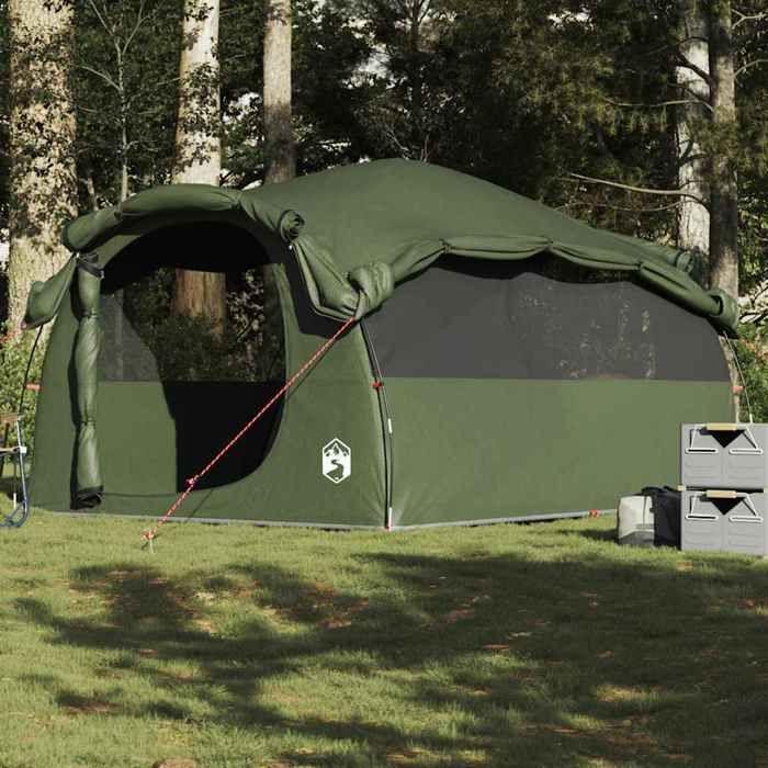 VidaXL Family Tunnel Tent 6 Person Olive Green Waterproof, Tent, Garden Tent, Outdoor Shelter, Camping Tent, 4009575