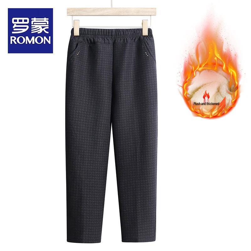 ROMON Women's Fleece-Lined Straight-Leg Pants