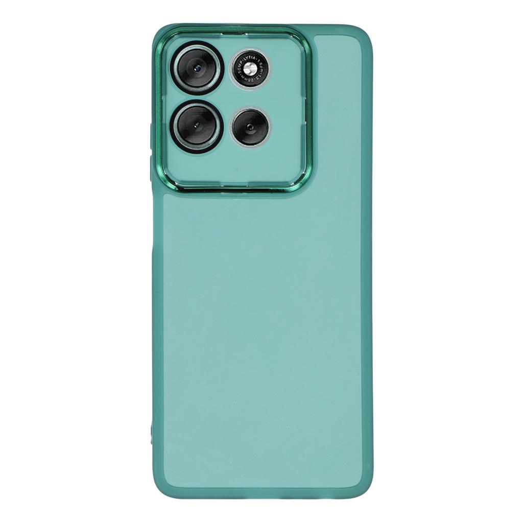 For Motorola Moto G86 5G Case Electroplated Camera Frame TPU Phone Cover