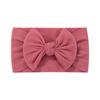 48 colors Baby Bowknot Hairband Broadside Headband Kids Girls Boutique Elastic Protect Turban Headwear Baby Hair Accessories