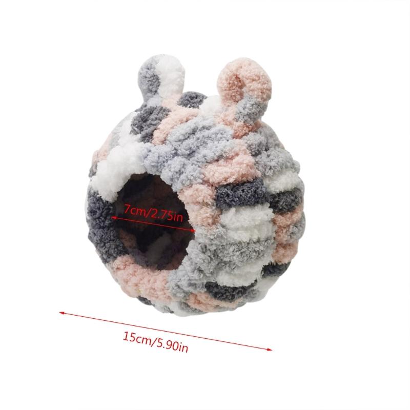 Birds Nest Parrots Plush Nest Hanging Tree House for Small Birds Pet Portable Bird Screw Fixed Nest Perch Bed Bird Toy