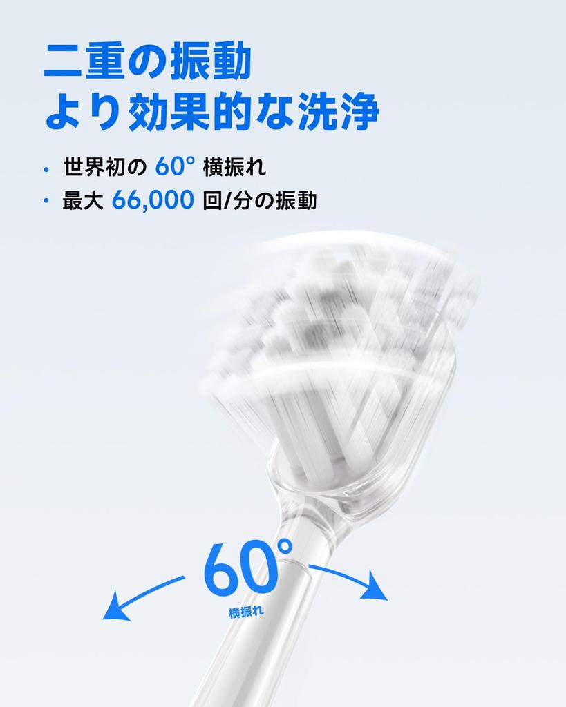 Laifen Wave ABS Material Electric Toothbrush Oscillation Vibration Electric Toothbrush for Adults Dual Vibration Sonic Electric Toothbrush with 3