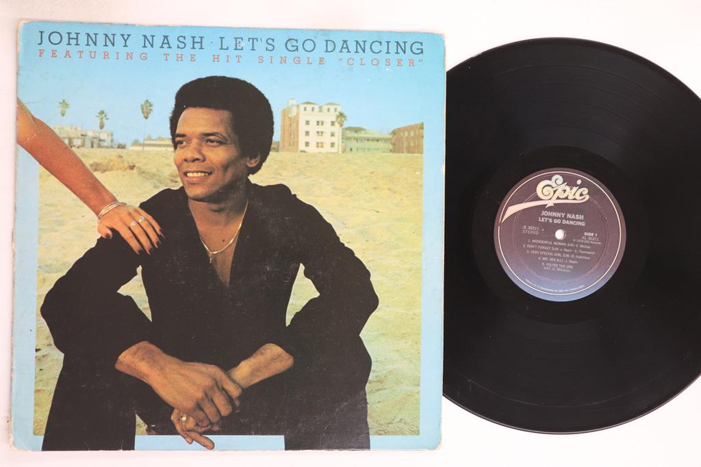 LP Record JOHNNY NASH - Let's Go Dancing JE36311 EPIC 1979 US Soul/Funk Used