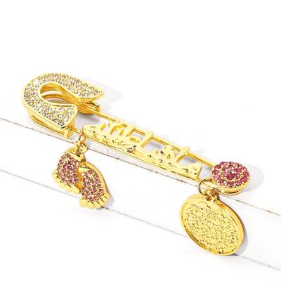Müslüman İslami Dini Stil Kolye Pin Broş Hediye