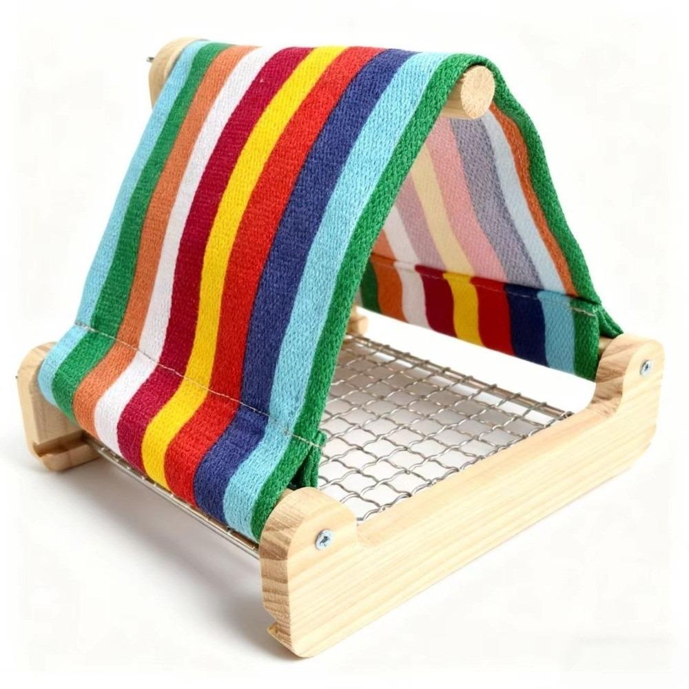 Breathable Bird Shelter Retractable Hanging Hammock Bird Nest House  Cage Accessories