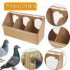 Pigeon Feeder Bird Food Feeding Hanging Box  for Parrot Duck Poultry Cockatiel Budgie Bird Food Dispenser Supplies