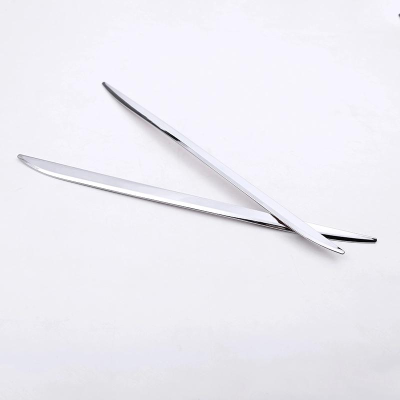 

ABS боковой молдинг декоративные полоски Наклейка для Mercedes Benz E Class W213 E200l 300l 2016 2017 AMG Car серебряный