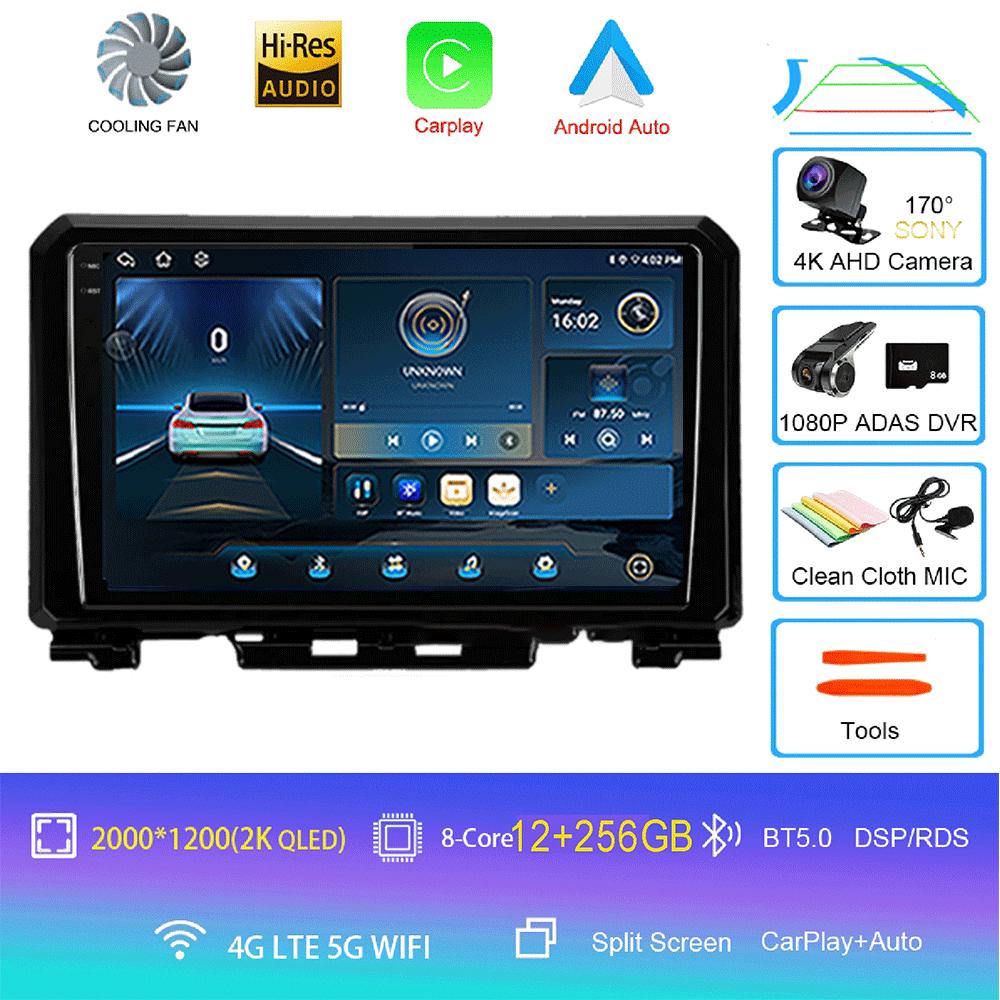 9 Inch Android 14 For Suzuki Jimny JB64 JB74 2018 - 2020 Multimedia Video Player Car Radio Stereo GPS Navigation Carplay