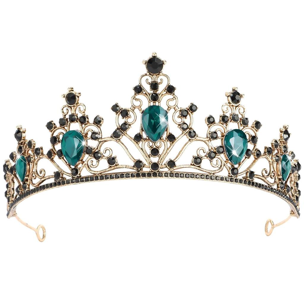 New Crown Bride Hair Accessory European and American Birthday Crown Crystal Crown Wedding Headwear