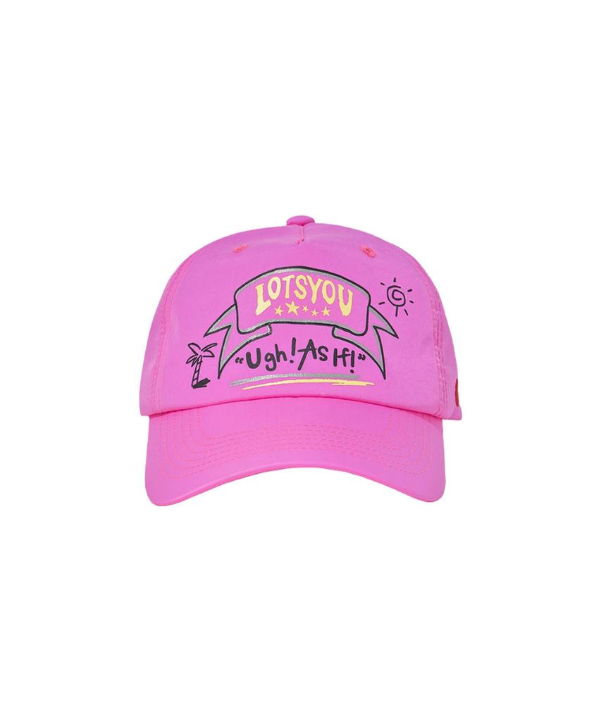 LOTSYOU Lotsyou_Tropical Nylon Ball Cap Pink
