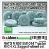 Differential Model Current NATO for MAN Tractor Weight Deformation Tire Set I Love Plastic Model Parts DW35173 1/35 M1001/M1014 Mich.XL (for Kit)