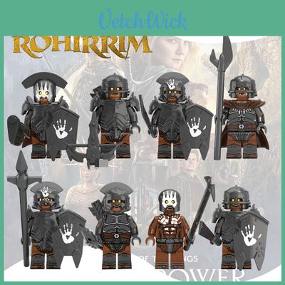 Kt1033 Magic Lord Mini Figure Series Powerful Orc Xp254-261 Children's Educational Building Toy