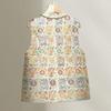 New Chinese Style Jacquard Button Vest