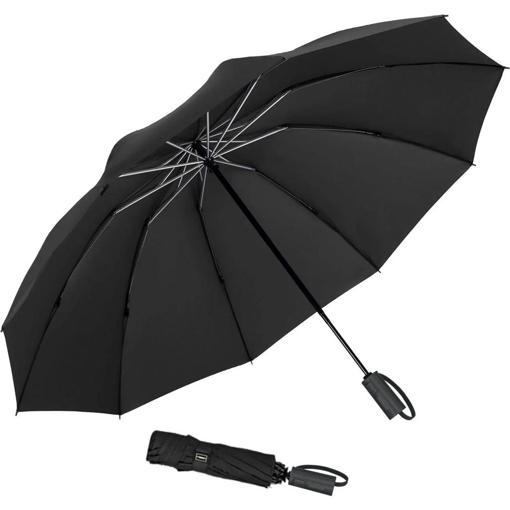 2025 Extra Large Windproof Travel Umbrellas for Rain Folding Umbrella Auto Windproof Travel Umbrella UV Protection Umbrella New