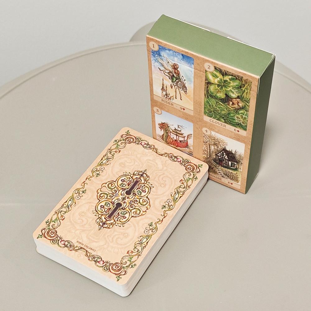 Fairy Tale Lenormand Card Deck With Doublesided Embossed Paper For Creative Thinking And Emotional Growth