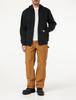 Carhartt Midweight Hooded Sweatshirt K122 US Black (Carhartt) Men's Zip-Front Size X-Large Color