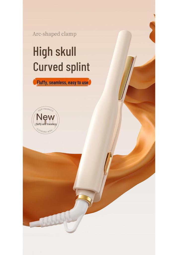 Dual-Use Curling & Straightening Iron with Negative Ion Technology - Portable for Home, Travel & Dorm Use