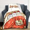 1pc Chiikawa Blanket with Custom Name, Gift, for Men and Women, Soft Blanket, Good for Sofa Bed Couch Travel, Lightweight Flannel Blanket