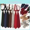 Style Children Tie With Polyester Material For School Uniforms