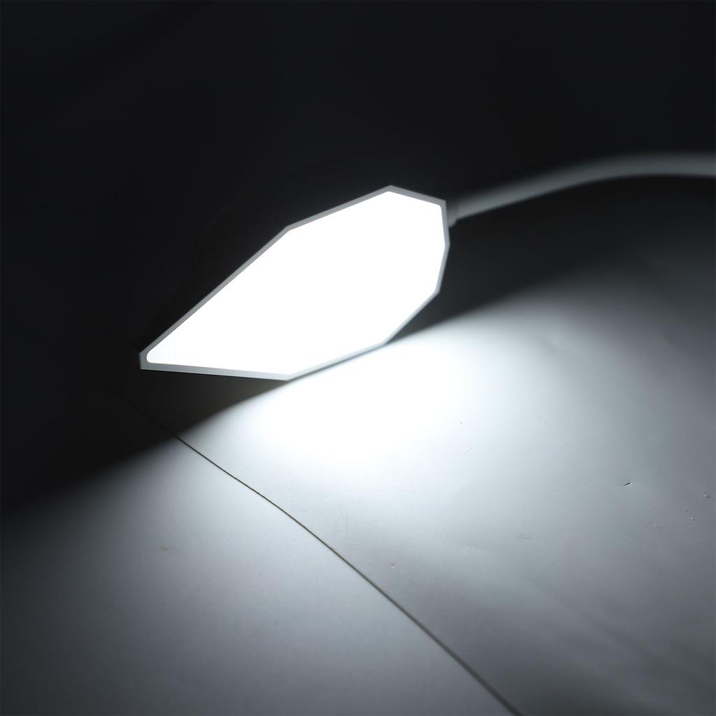 Swan Projection Desk Lamp USB Charging Night Light Eye Caring Adjustable Flexible Gooseneck Reading Lamp Decor Aesthetics for Home Office