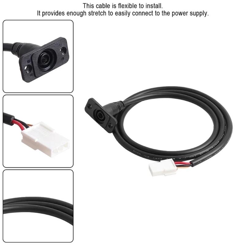 Silný napájecí kabel Silný ABS napájecí kabel Náhradní nabíjecí kabel pro elektrické skútry Snadno přenosný kabel pro ZT3