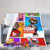 T-Talking T-Tom And F-Friends Throw Blanket For Couch Soft Fuzzy Plush Blanket 50X60 Inches Multi-Size Bedspreads For All Season