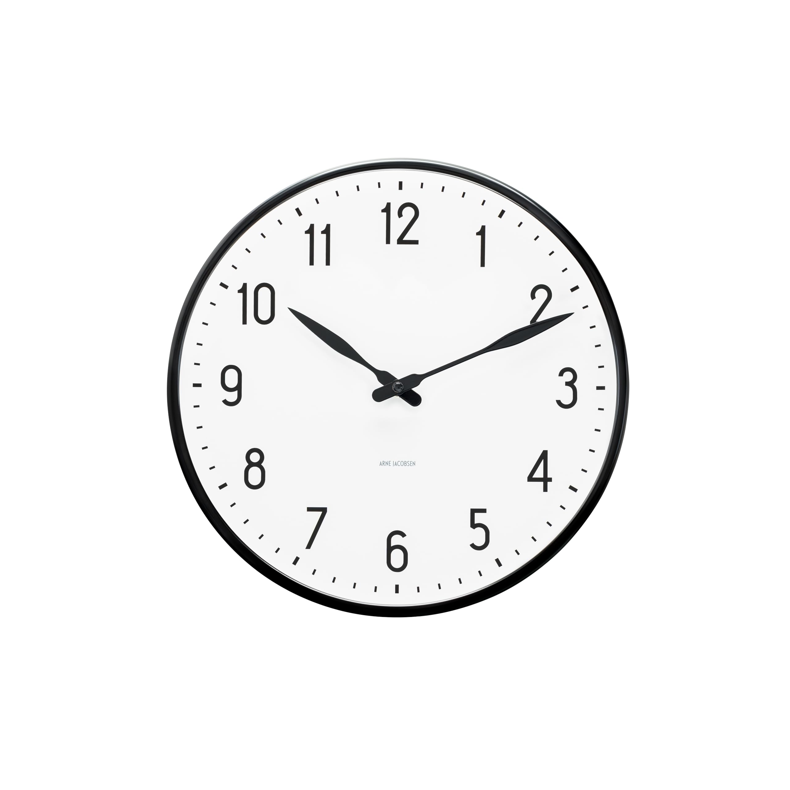 

ARNE JACOBSEN 29cm Wall Clock Scandinavian Design Design without Second STATION 43643 White (Silent Hand) білий