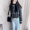 TonLion 2025 Autumn/Winter Women's Color-Block Cardigan