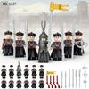 12 1631 Brave Soldiers Qing Dynasty Soldiers Miniature Children Assembled Building Block Toy Weapon Piece
