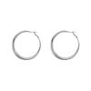 2024 Trendy Silver Hoop Earrings for Women – S925 Needle, Round Shape, Elegant and High-End.
