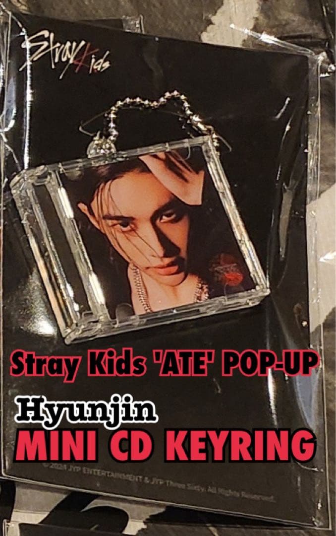 

[Б/У] Stray Kids Korea Поп-ап ATE Хёнджин Мини CD Брелок