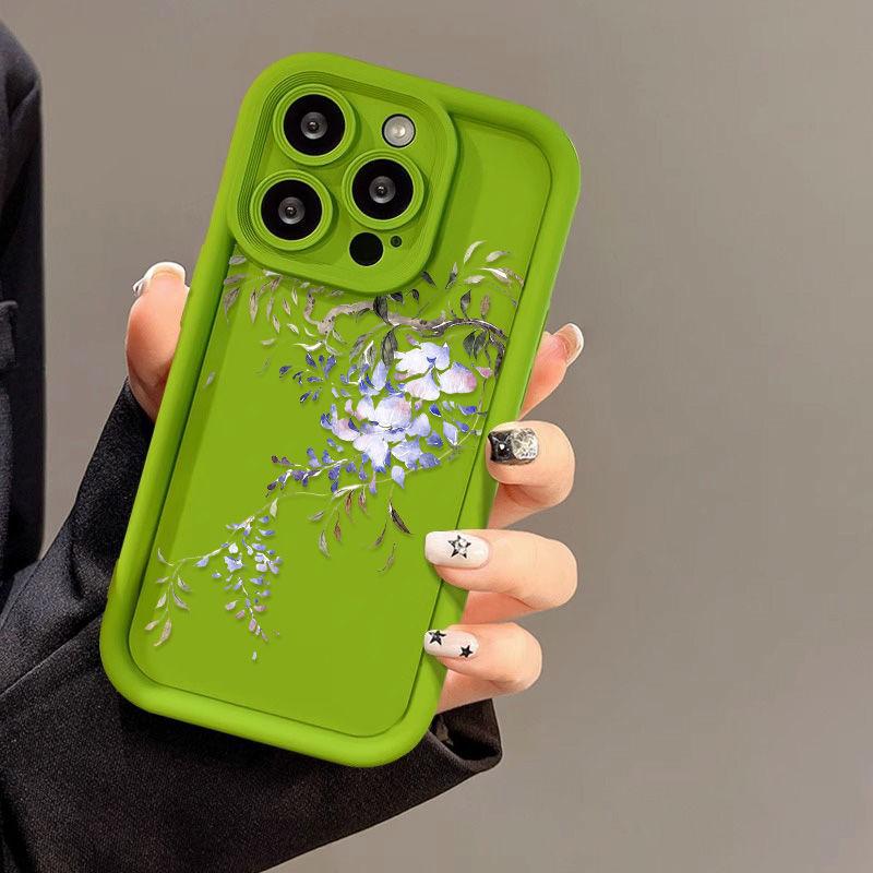 Simple Purple Flower for iPhone17PorMax Phone Case 14 Apple 13 Matte 12/15 Factory