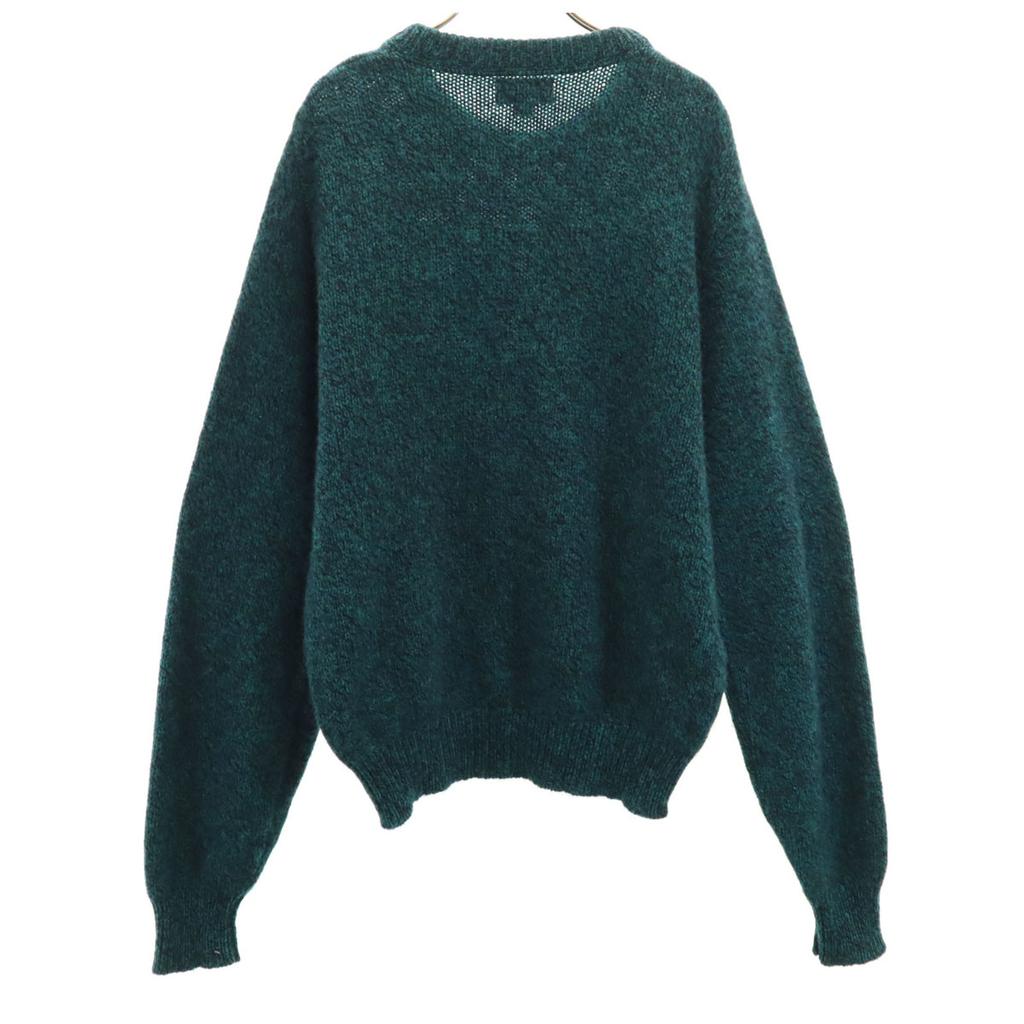 LANDS' END 90s Made In USA Old Long Sleeve Melange Sweater M Knit Men's Used