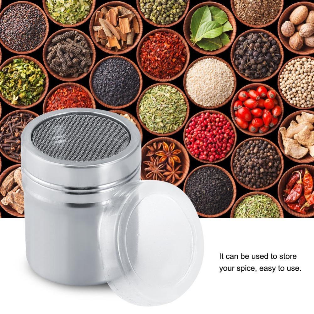 2Pcs 401 Stainless Steel Sealed Storage Jar 120ml/240ml/330ml Coffee Grounds Container  Food Storage