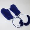 New Knitted Natural Mink Fur Gloves Women Winter Warm Good Elastic Mink Fur Mittens Russian Female Genuine Fur Glove