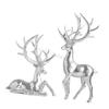 Elegante Harz-Rentier-Skulpturen Hirschfigur Perfekt zum Hinzufügen von künstlerischem Flair zum Raum Elegante Wohnzimmer-Dekorationen 6XDE