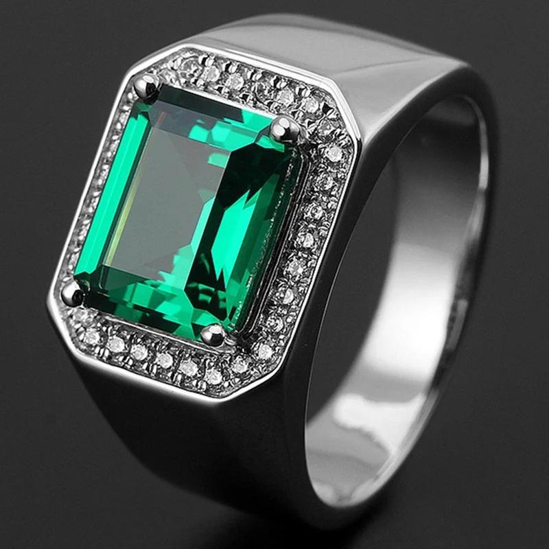 Men's Classic Square Ring, Jewelry Grade Wedding Ring Design, Dual-use Accessory for Business and Leisure.
