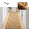 IKEHIKO Hallway Rug, Liga Beige, Approx. 67 X 440cm, Floral Pattern, Soundproofing Mat #2003290
